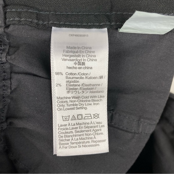 Madewell Cargo Parachute Pants Garment-Dyed Poplin Drawstring Black Size 24 NWT - Picture 10 of 11